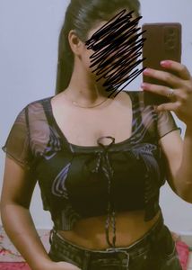 Sheer Swirl Print Tying Top