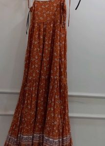 Boho Floral Tiered Maxi Dress