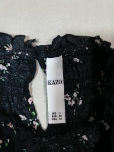 Floral Smocked Sleeveless Top
