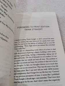 Think Straight Book