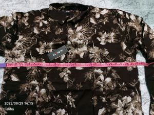Alberto Branded Floral Shirt 4XL