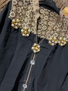 Elegant Black &amp; Gold Eid Outfit