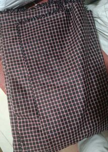 Woolen Fabric Check Design Unstitched