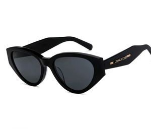 John Jacobs Black Cat-Eye Sunglasses