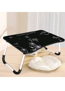Foldable Bed Table With Cup And Tablet Holder