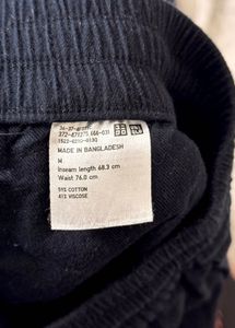 uniqlo black relaxed pants