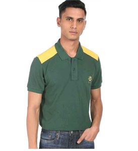 U.S. POLO ASSN. Men Colorblock Pol Neck T-Shirt