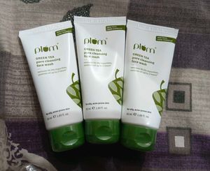 Plum Green Tea Face Wash (Set of 3)