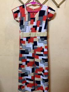 Patchwork Ethnic Gown
