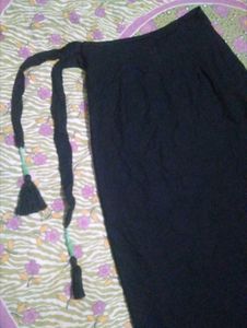 Black Wrap Around Skirt