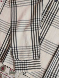 Men's Black &amp; White Checked Altheory Shirt