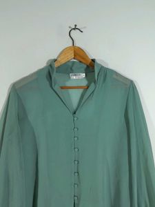 Pastel Green Top For Women's