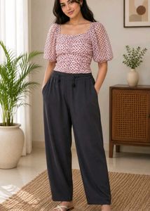 Chic crop Polka Dot Top