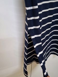 Navy Blue Tshirt Dress Long