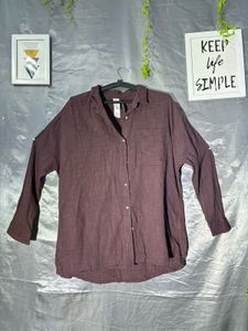 Oversized Button-Up Shirt