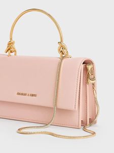 Charles and Keith Pastel Pink Handbag