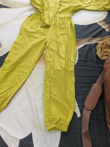 Mustard Colour Jump Suit