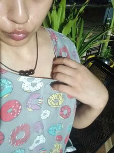 Geometric Artificial Pendant Necklace