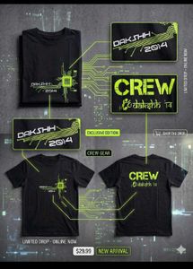 🚻DAKSHH Crew Gear T-Shirt