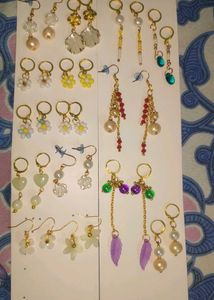 Handcrafted set of 6 Charming Earring Collection