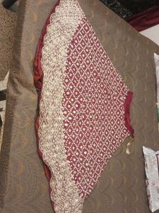 Exquisite Maroon Wedding Lehenga 3pc Set