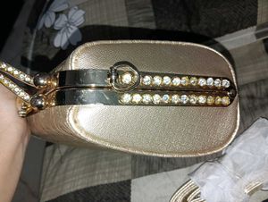 Golden Clutch Bag