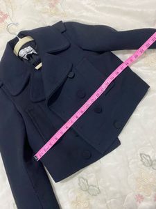 Zara Double Breasted Wool Blend Coat