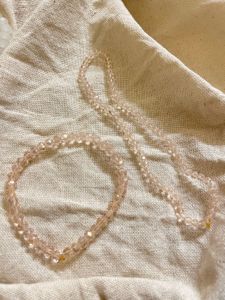 Delicate Beaded Necklace &amp; Bracelet Set
