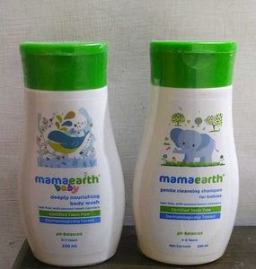 Mamaearth Baby Shampoo&amp; Body Wash Pack Of 2