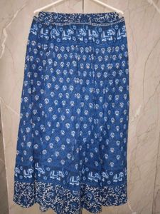 Blue long Skirt