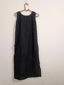 Black  Kurti with Chikankari palazzo and dupatta
