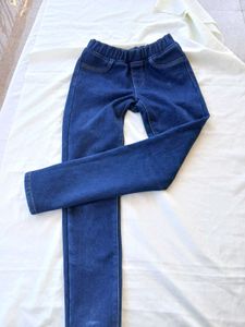 dark blue winter jeans for girls size 28cm