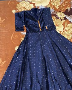 Elegant Navy Blue Kurta Set