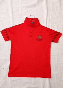 "Men's Red polo T-shirt "