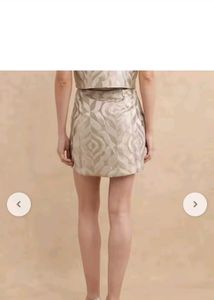 RAREISM Elegant Brocade Ethnic Skirt