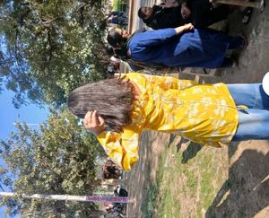 Yellow Floral Kurta Top