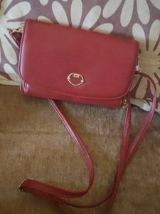 Chic Red Crossbody Bag