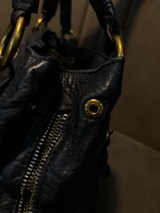 Prada Black Leather Hobo Bag