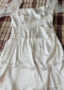 urbanic Elegant White Cocktail Dress