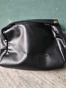 MAC Black Makeup Pouch