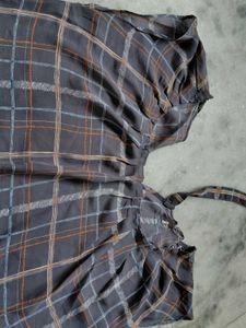 Chic Plaid Tunic Top