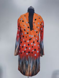 Orange Polka Dot Dress