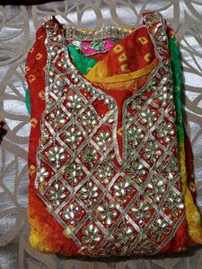 Bandhani Salwar Suit