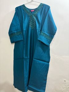 kurti with lace design