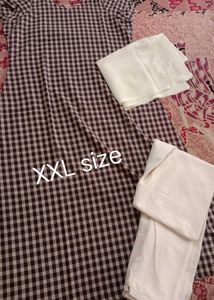 Comfortable Checkered chudidar Kurta Set
