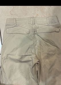 Cream Cargo Pants