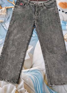 Classic Grey Wash Denim Jeans