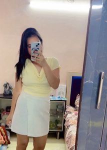 White Mini Skirt