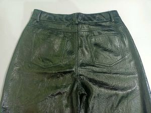 Unisex Black Patent Trousers Mint Condition