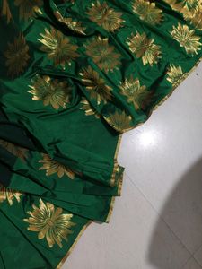 Green Saree, Free shipping